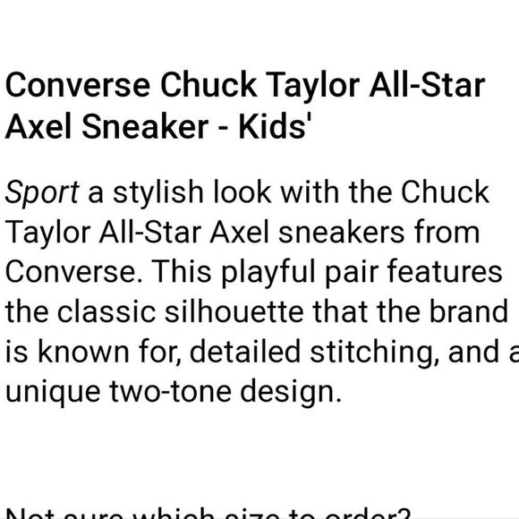 Converse unisex kid us 4 - Picture 9 of 10